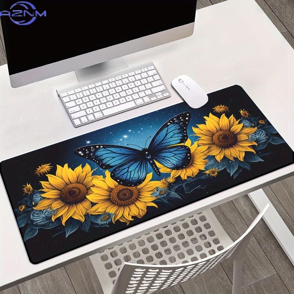 Gaming Accessories Wallpaper - 1pc Butterfly Sunflower Stereo Creative Wallpaper