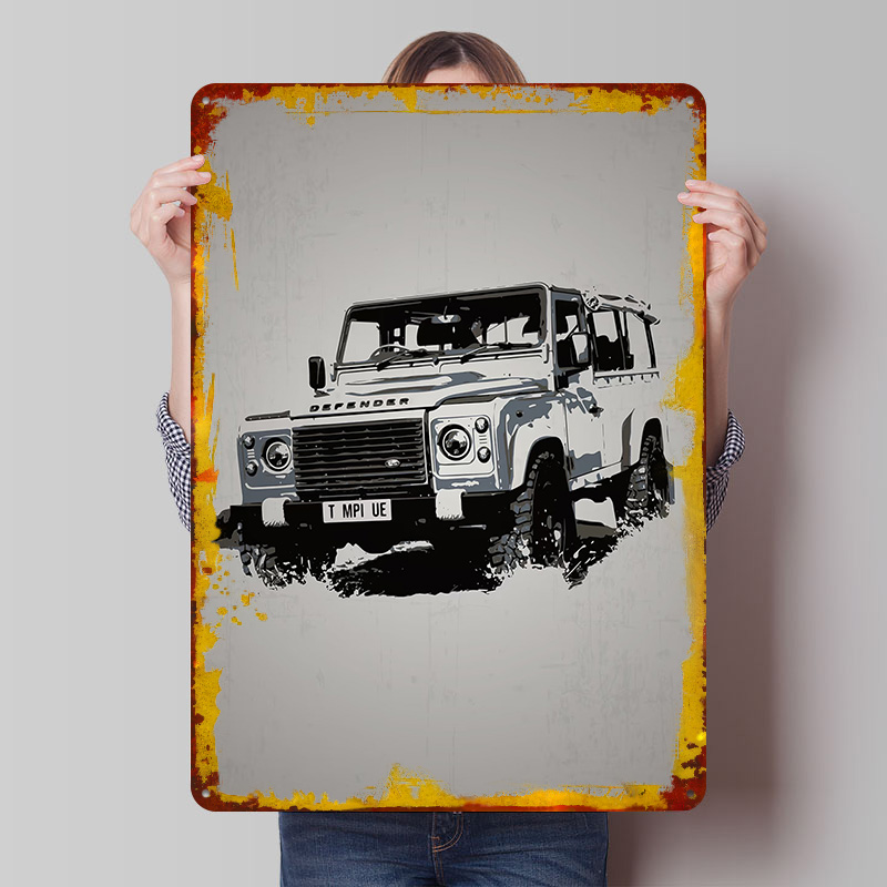 Gaming Accessories Uk - UK Car Rover Defender Poster Customized