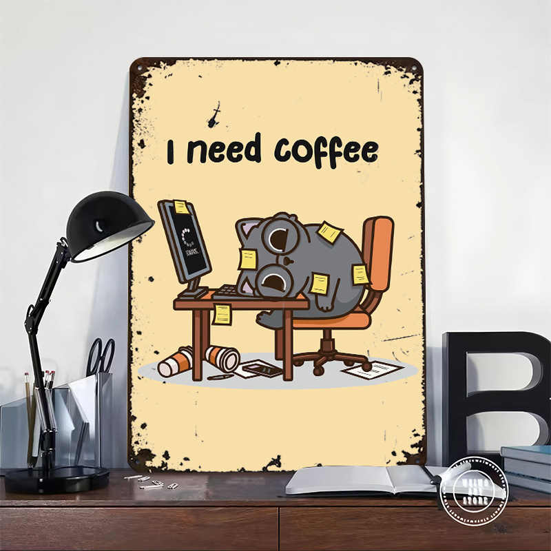 I Need Coffee 3D Texture Metal - огляд і ціна Gaming Accessories You Need