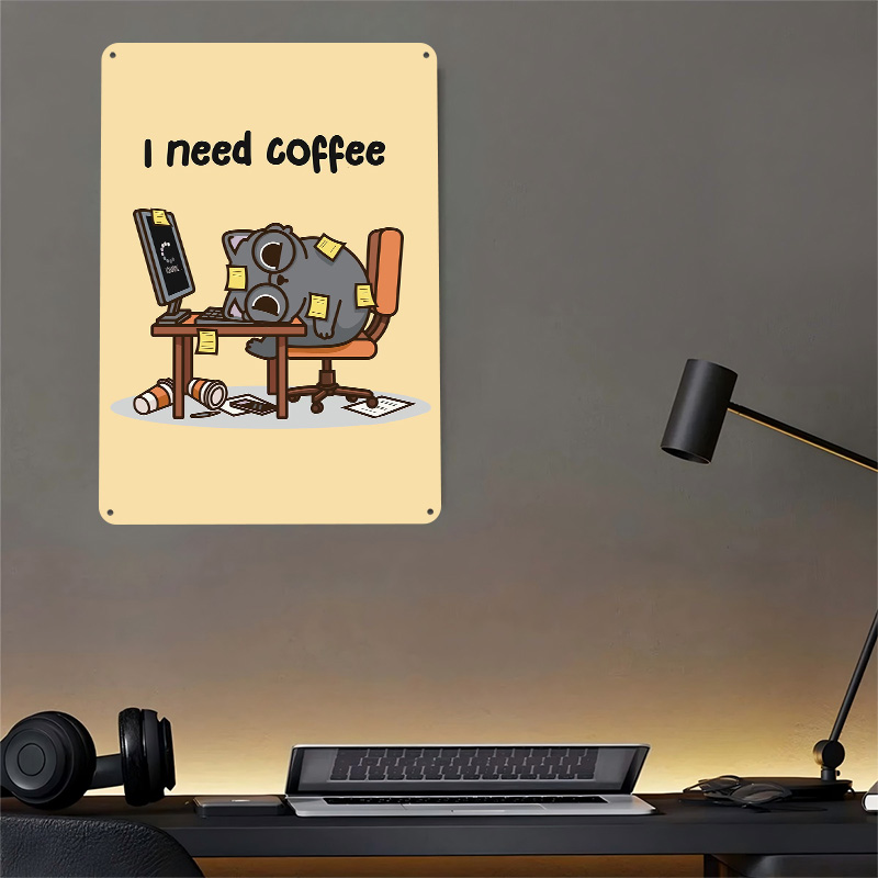 I Need Coffee 3D Texture Metal - огляд і ціна Gaming Accessories You Need