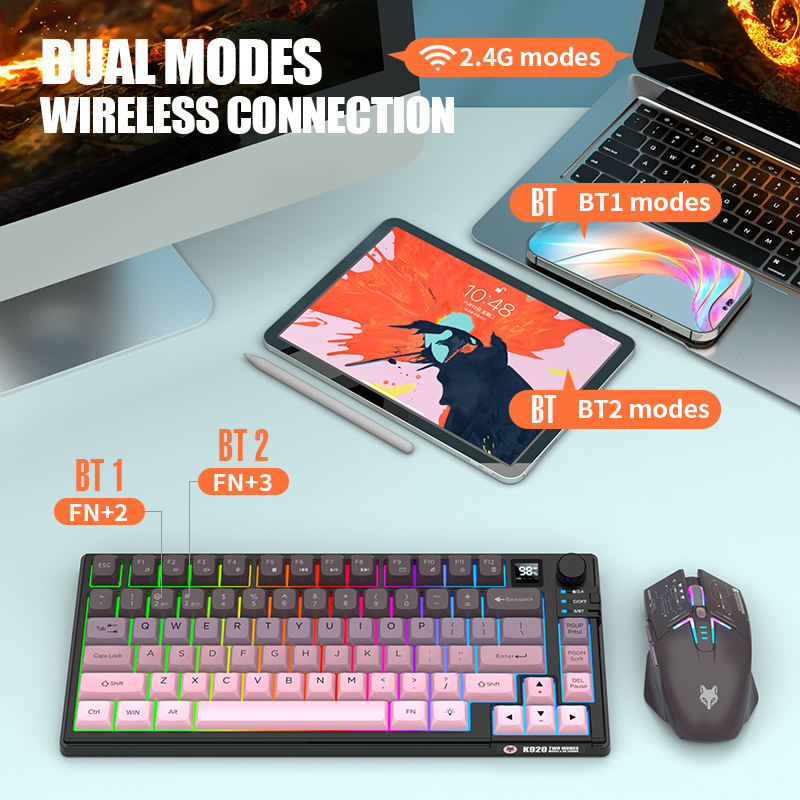 Dual-mode (2.4G+Bluetooth) key - огляд і ціна Gaming Accessories Uk