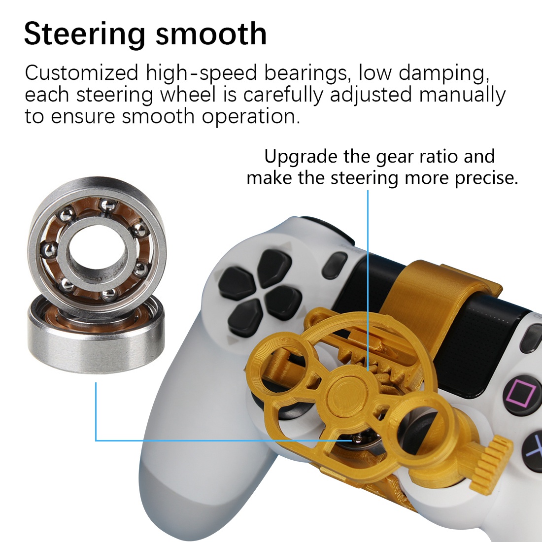 Gaming Racing Wheel Mini Steer - огляд і ціна Gaming Accessories To 3D Print