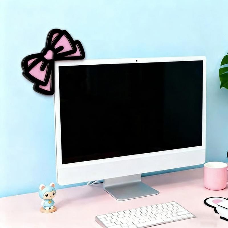 New 1/2Pcs Wooden Bowknot PC A - огляд і ціна Gaming Accessories Kawaii