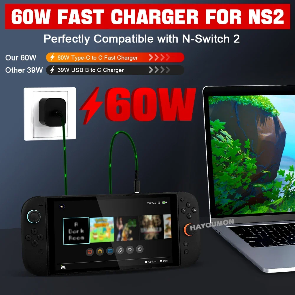 UK US EU 60W Type-C AC Adapter - огляд і ціна Gaming Accessories Uk