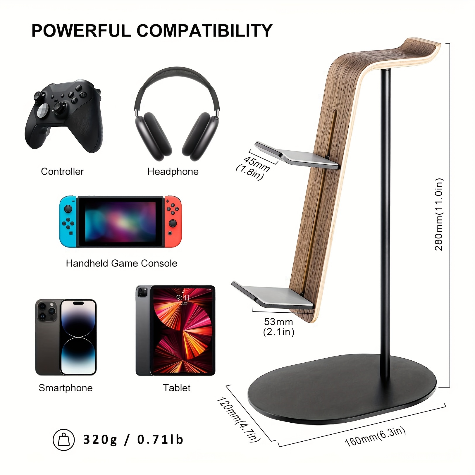 Wooden Controller & Headset Ho - огляд і ціна Gaming Accessories Headset