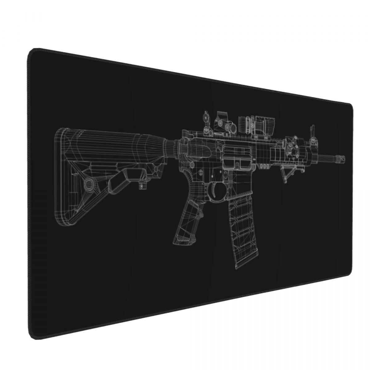 Large Mouse Pad Gun Mechanical - огляд і ціна Gaming Accessories Drawing