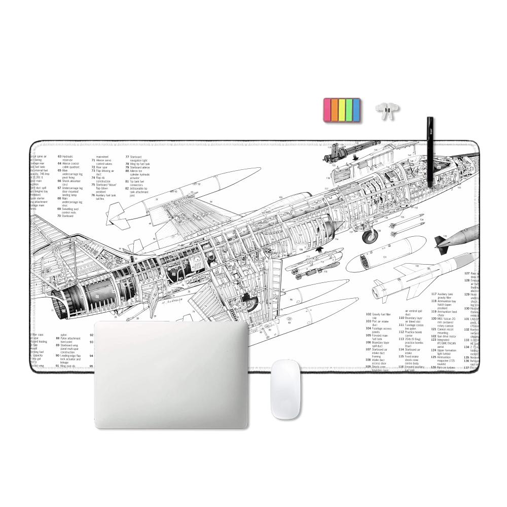 HYBXAXC Airplane Drawing Black - огляд і ціна Gaming Accessories Drawing